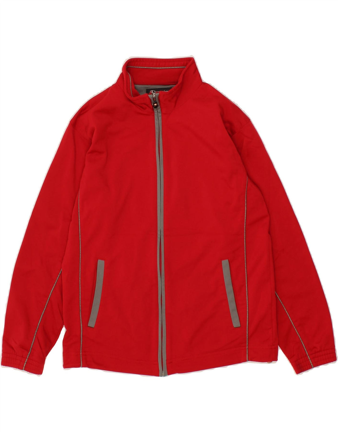 CHAMPION Boys Tracksuit Top Jacket 9-10 Years Red Polyester Vintage Champion and Second-Hand Champion from Messina Hembry 