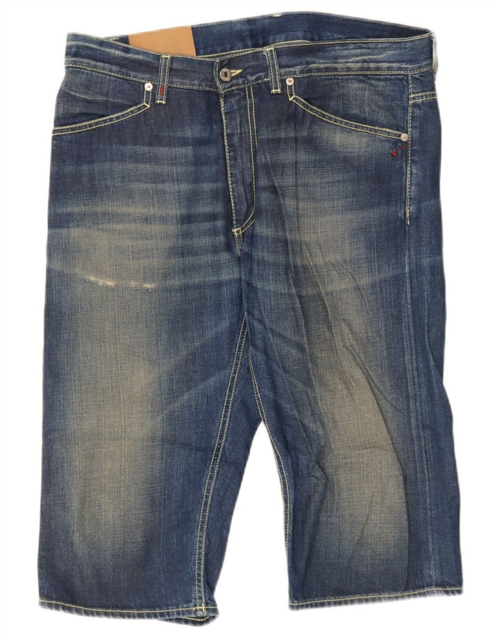 Dondup Herre Denim Shorts W36 Stor Blå Bomuld