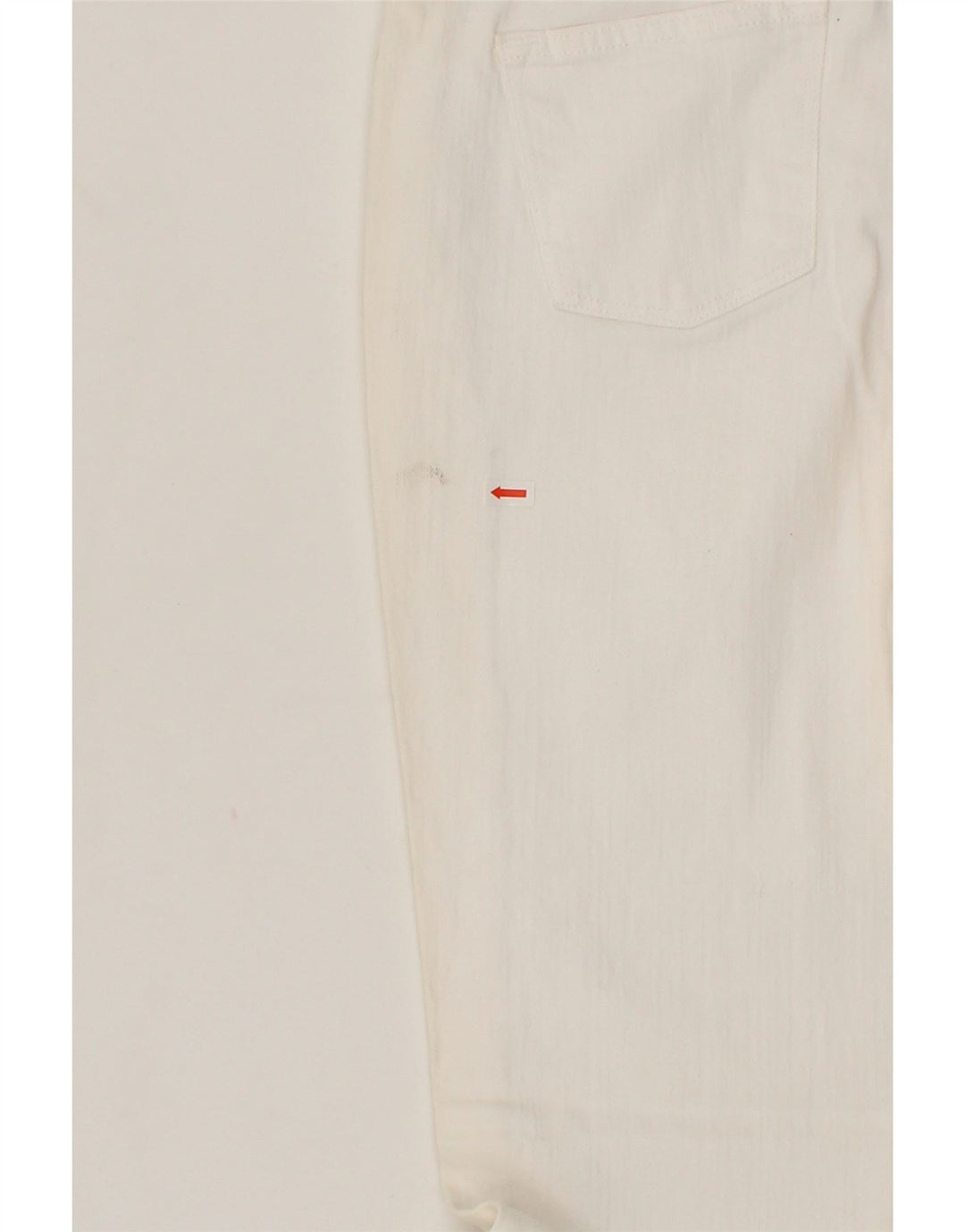 J. CREW Womens Broken In Slim Jeans W27 L28 White Cotton Vintage J. Crew and Second-Hand J. Crew from Messina Hembry 