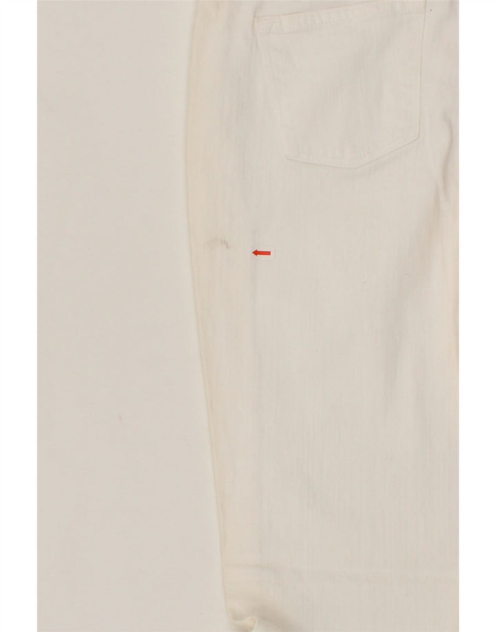 J. CREW Womens Broken In Slim Jeans W27 L28 White Cotton Vintage J. Crew and Second-Hand J. Crew from Messina Hembry 