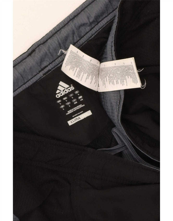Adidas Pantalon de survêtement Climacool pour homme Large Noir Colorblock Polyester