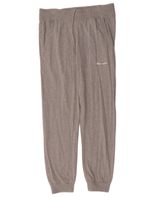Champion Womens træningsdragt Bukser Joggers UK 14 Medium Grey Flecked Bomuld