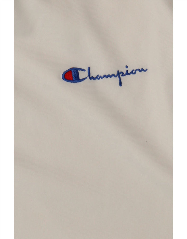 Champion Mens Graphic Tracksuit Trousers Small  White