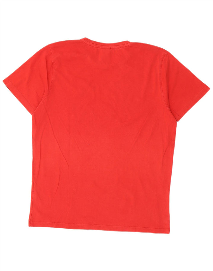 North Sails Mens T-Shirt Top Medium Red Cotton