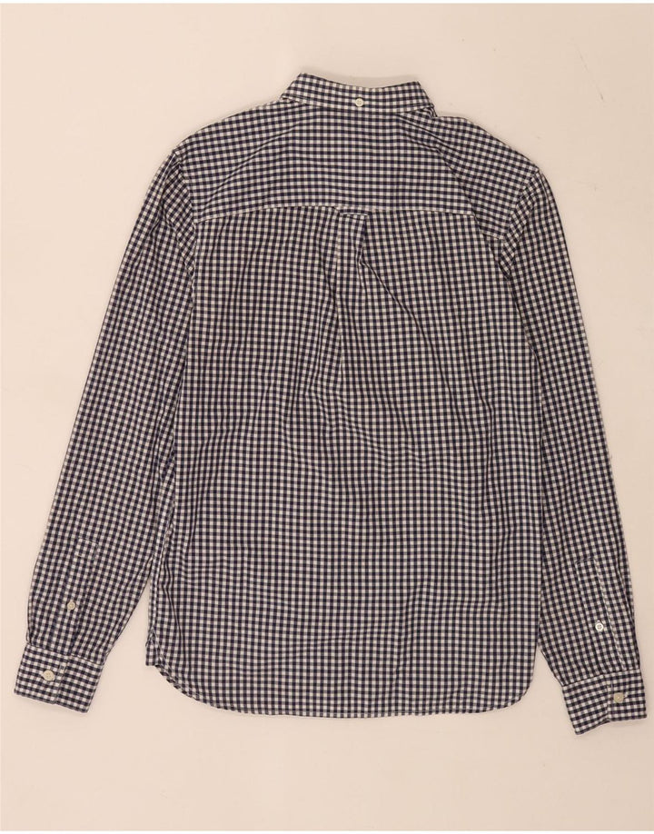 Lyle & Scott Mens Shirt XS Blue Gingham Cotton