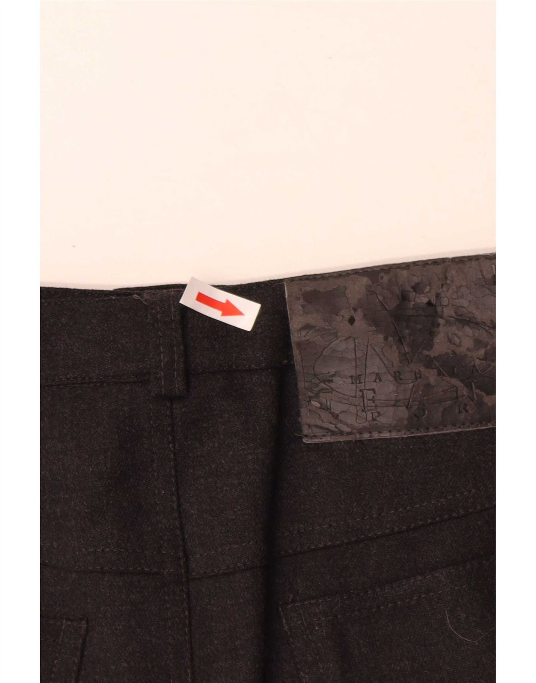 Minigonna da donna Marella UK 10 piccola W28 lana nera