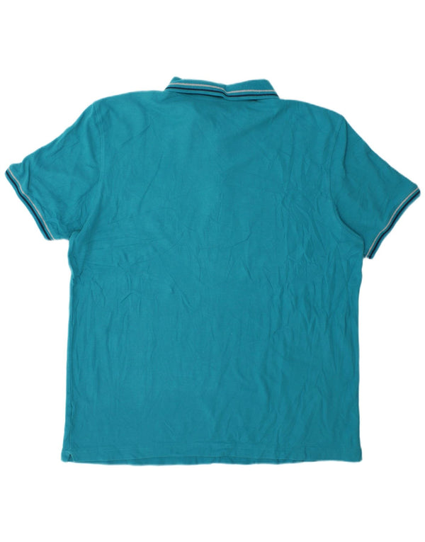 Lotto Polo Hombre 3XL Rayas Turquesa