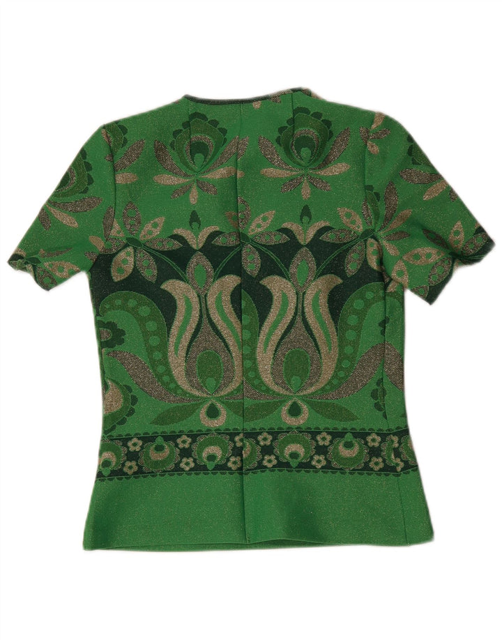Blusa Desiree Mujer Top IT 42 Verde Medio Floral