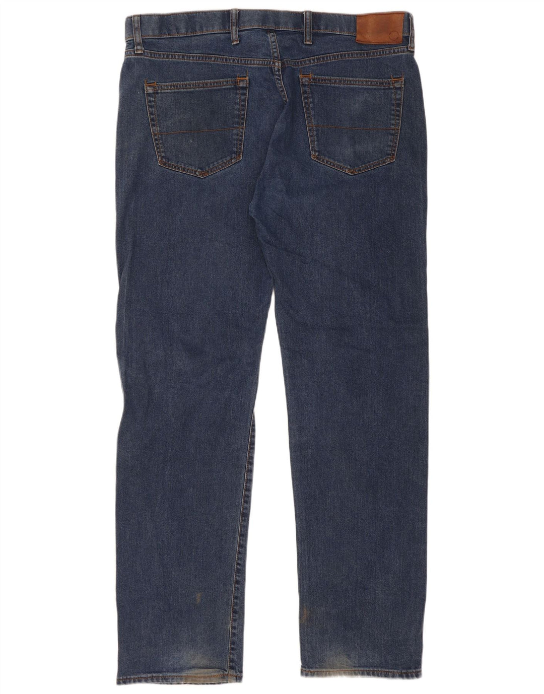 Marks & Spencer Herre Regular Straight Jeans W38 L33 Blue Cotton