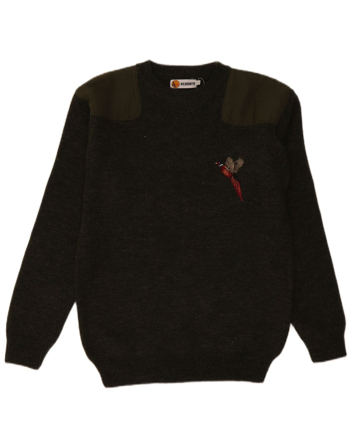 Mens Crew Neck Jumper Sweater Large