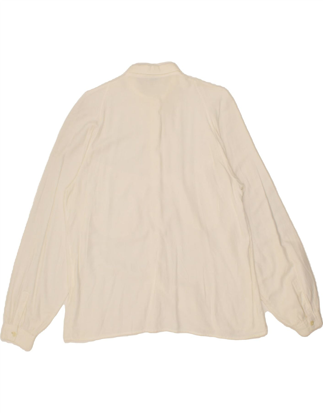 VINTAGE Womens Milano Shirt UK 16 Large White Vintage Vintage and Second-Hand Vintage from Messina Hembry 