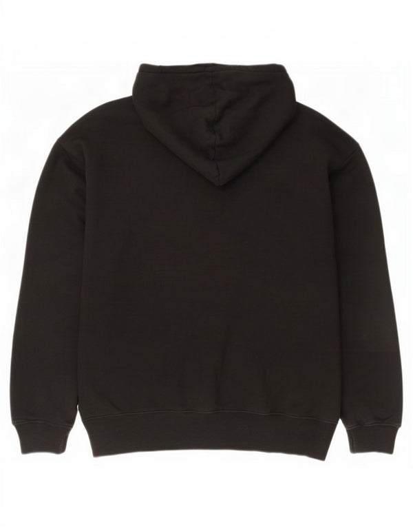 Felpa con cappuccio da uomo vestibilità ampia Adidas 2XL cotone nero