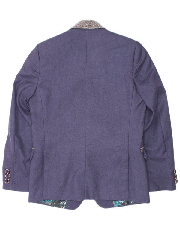 JP 1880 Chaqueta tipo blazer de 2 botones para niño 4-5 años Azul marino Poliéster
