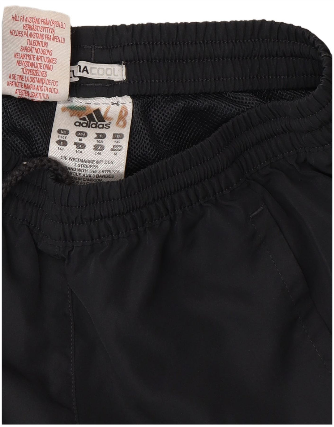 ADIDAS Boys Climacool Tracksuit Trousers 9-10 Years  Grey Polyester