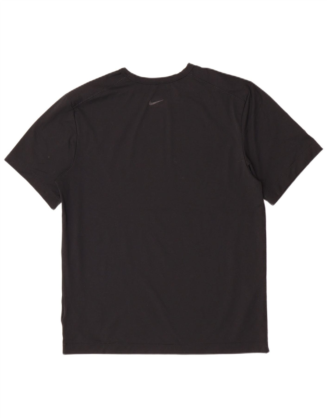 Nike Herre Dri Fit Grafisk T-Shirt Top Medium Sort Polyester