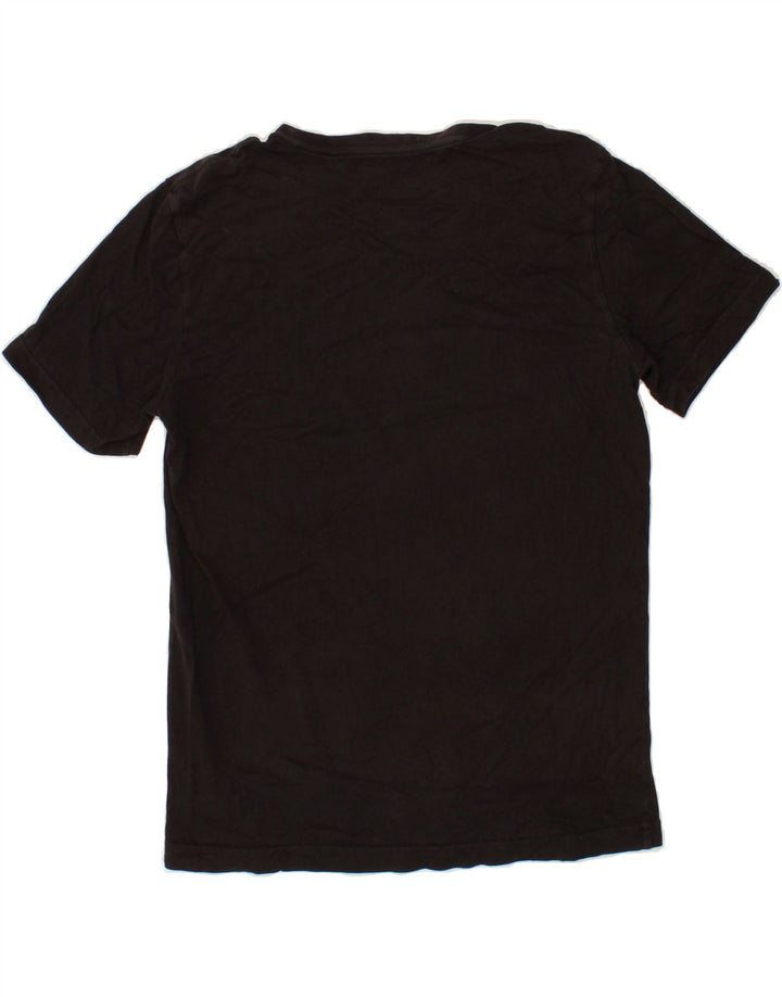 PUMA Mens Graphic T-Shirt Top Medium Black Cotton | Vintage Puma | Thrift | Second-Hand Puma | Used Clothing | Messina Hembry 