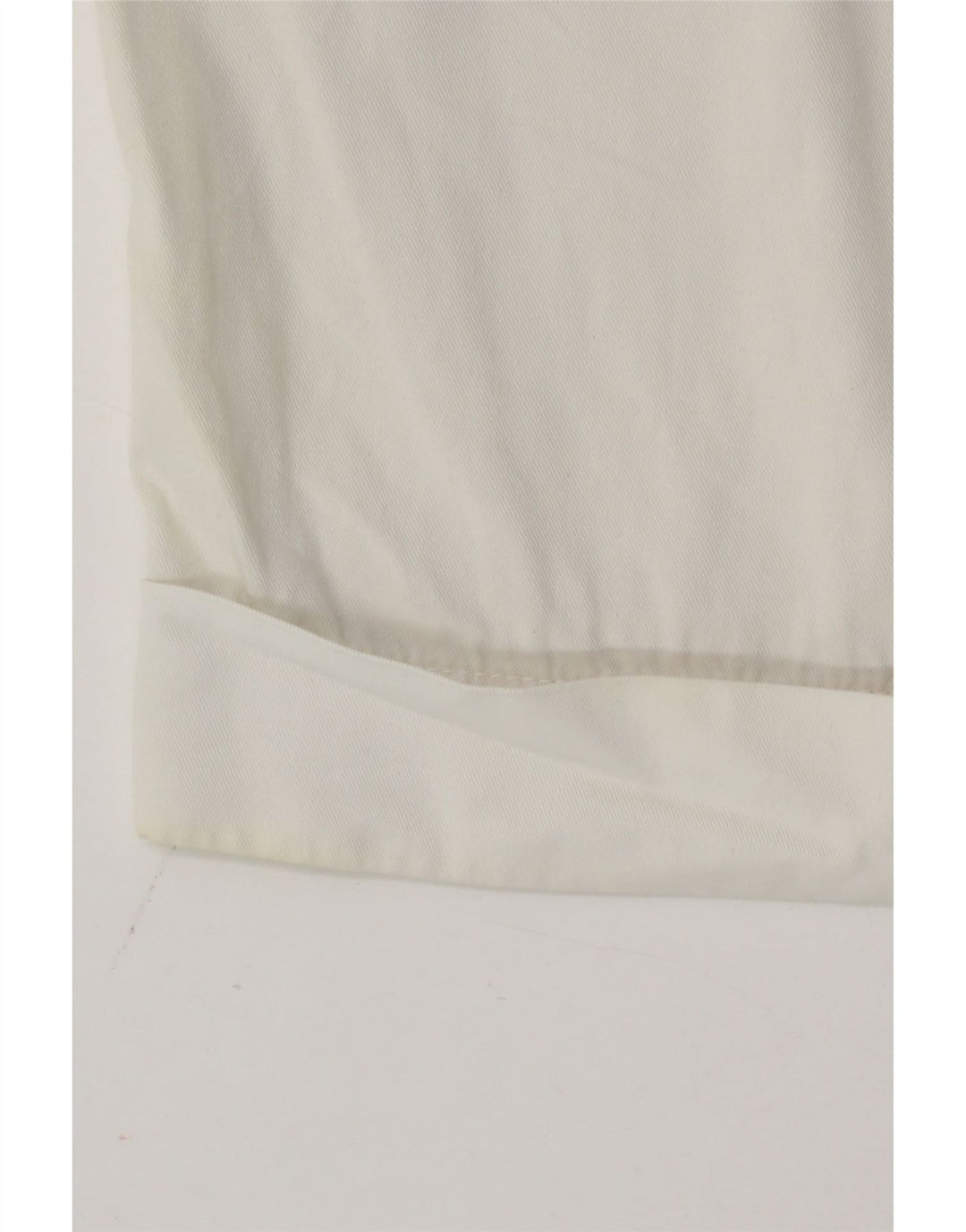 Benetton Womens Chino Shorts IT 42 Medium W30  White Cotton
