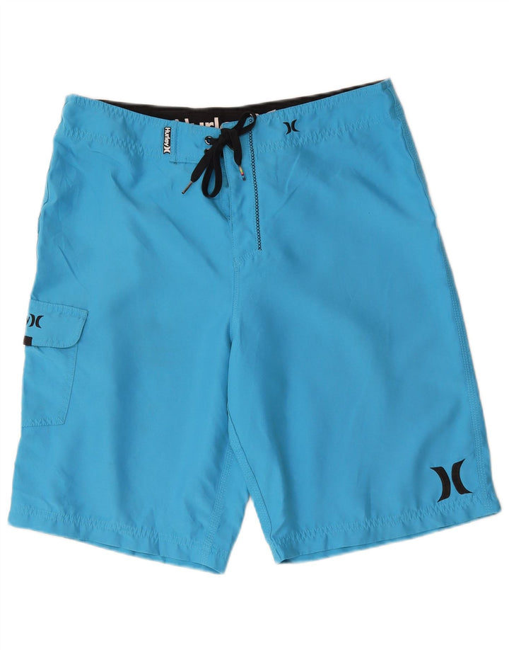 Hurley Mens Swimming Shorts Large Blue