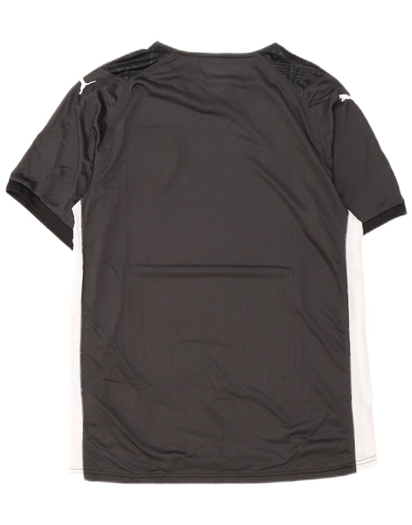 T-shirt grafica da uomo Puma Top XL poliestere geometrico nero