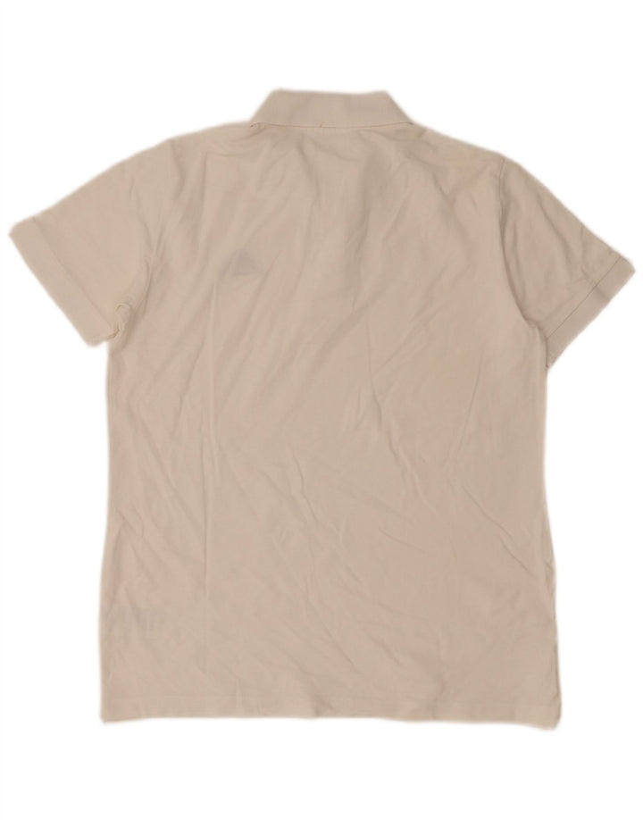 Kappa Herren-Poloshirt aus mittelweißer Baumwolle