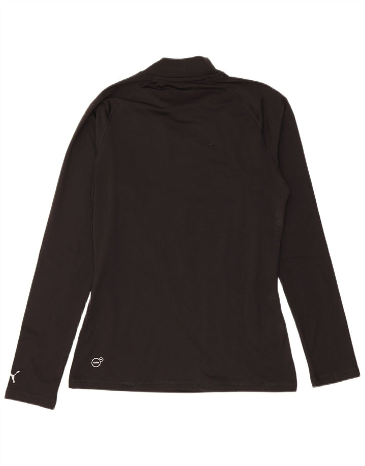Puma Dame Top Langærmet UK 10 Lille Sort