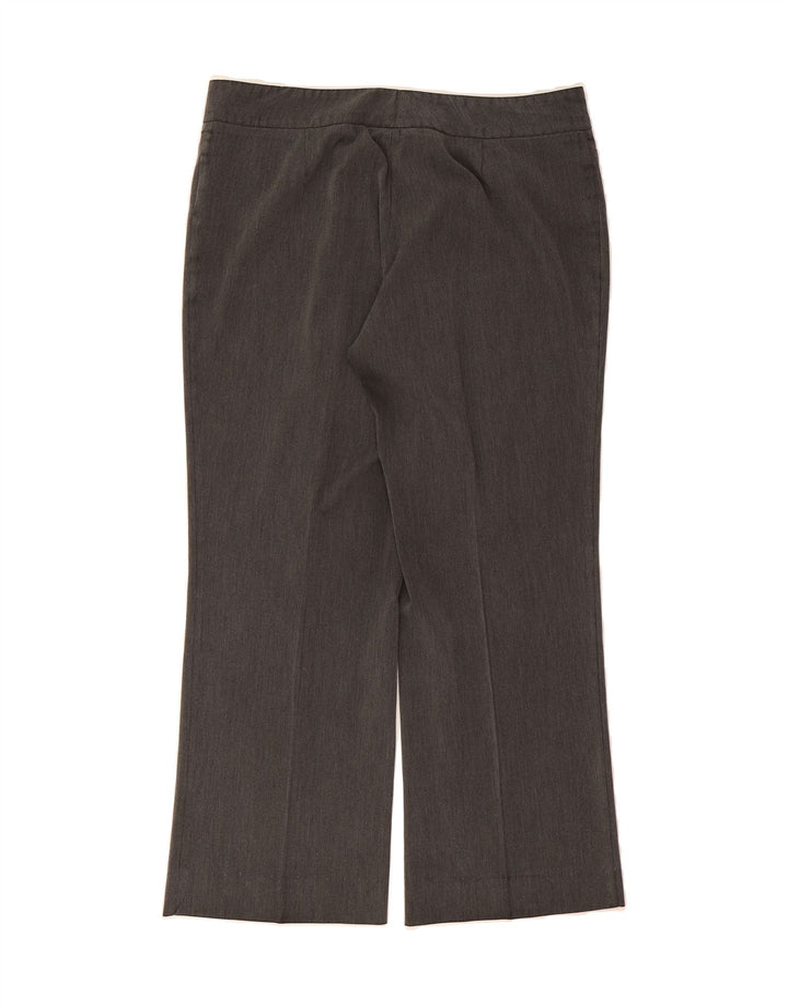 SASHA Womens Bootcut Casual Trousers US 16 2XL W36 L29 Grey Polyester Vintage Sasha and Second-Hand Sasha from Messina Hembry 