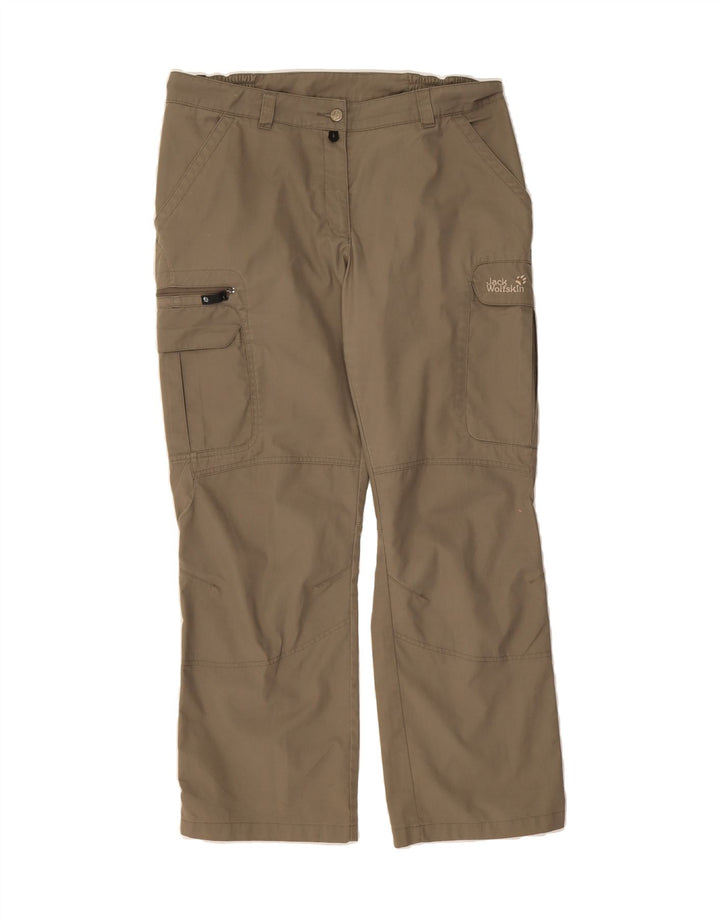 JACK WOLFSKIN Womens Straight Cargo Trousers W36 L30 Beige Polyamide Vintage Jack Wolfskin and Second-Hand Jack Wolfskin from Messina Hembry 