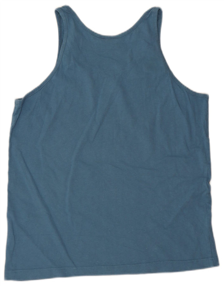 Champion Womens Vest Top UK 16 Large Blue