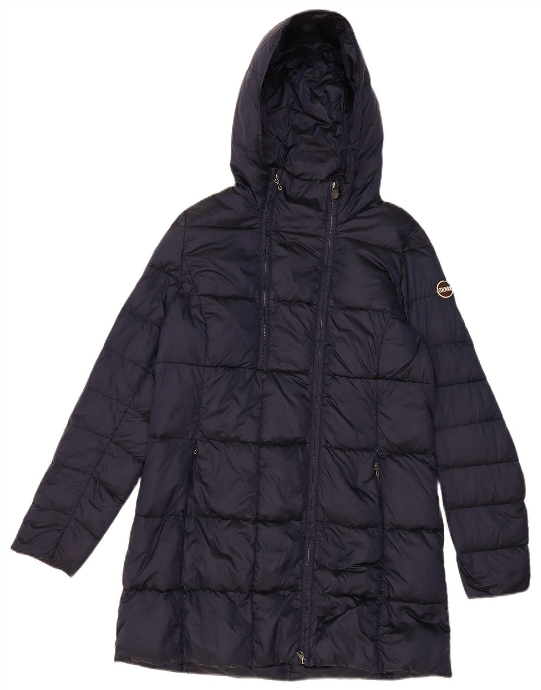 Colmar Womens Hooded Padded Coat IT 48 XL Navy Blue