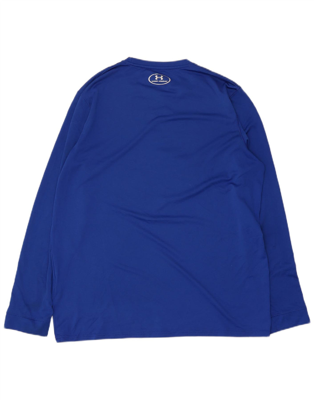 UNDER ARMOUR Herre Heat Gear Grafisk Top Langærmet Medium Blue Polyester