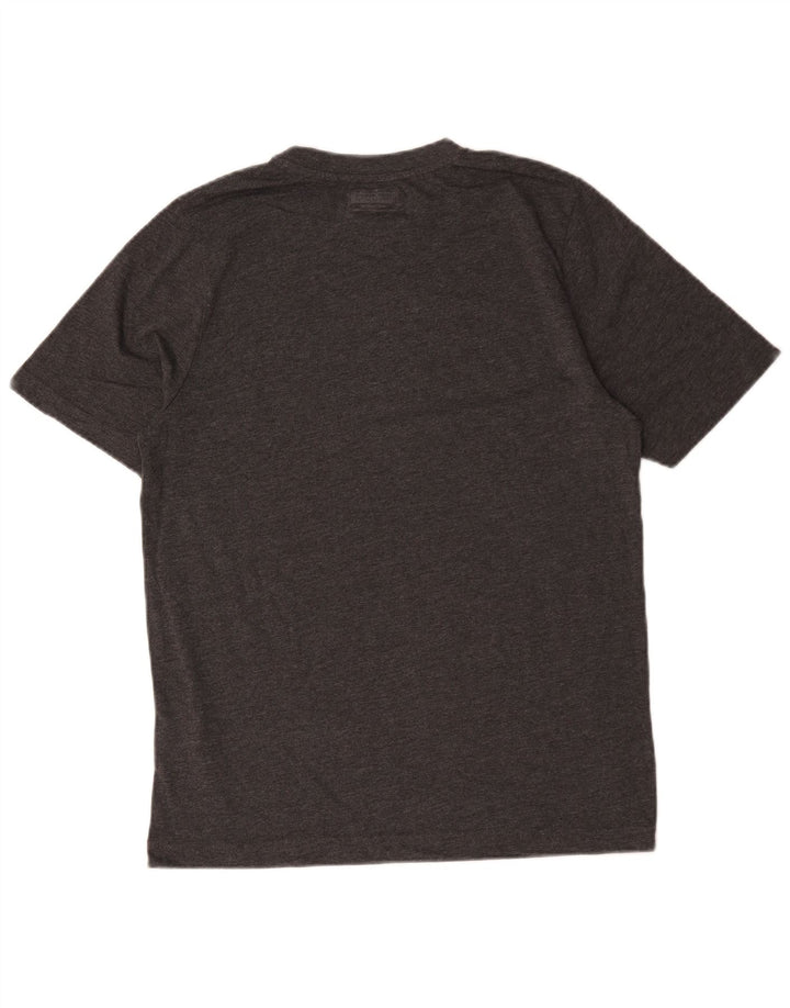 Kappa Herre grafisk T-shirt Top mellemgrå bomuld