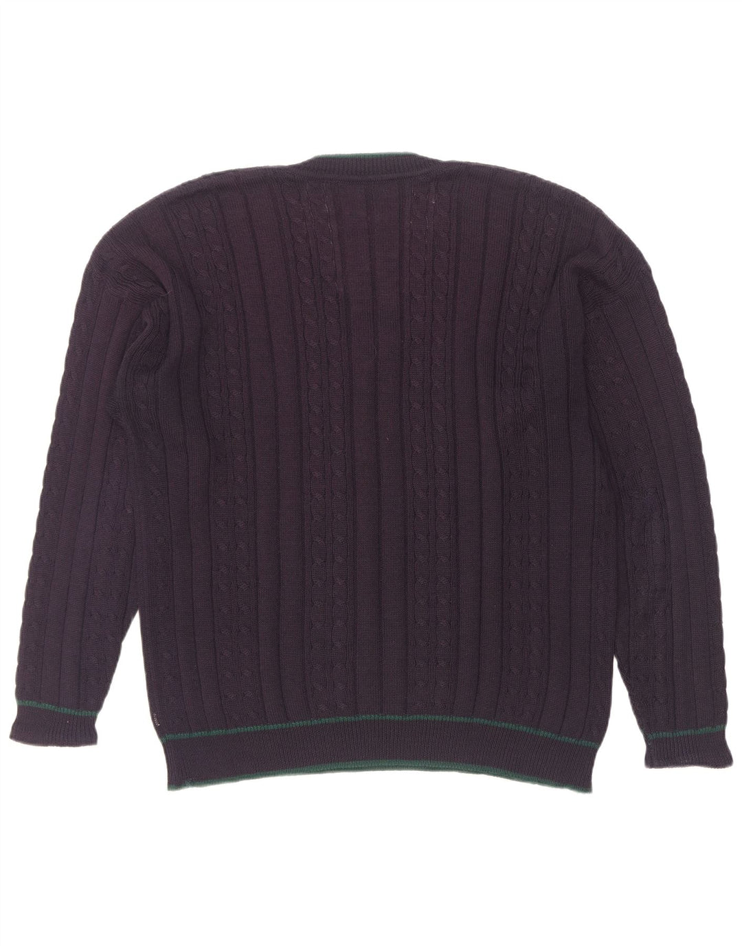 Bluster Herre V-hals Jumper Sweater Large Navy Blue