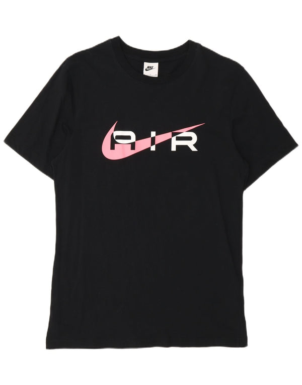 Nike Mens Graphic T-Shirt Top Small Black Cotton