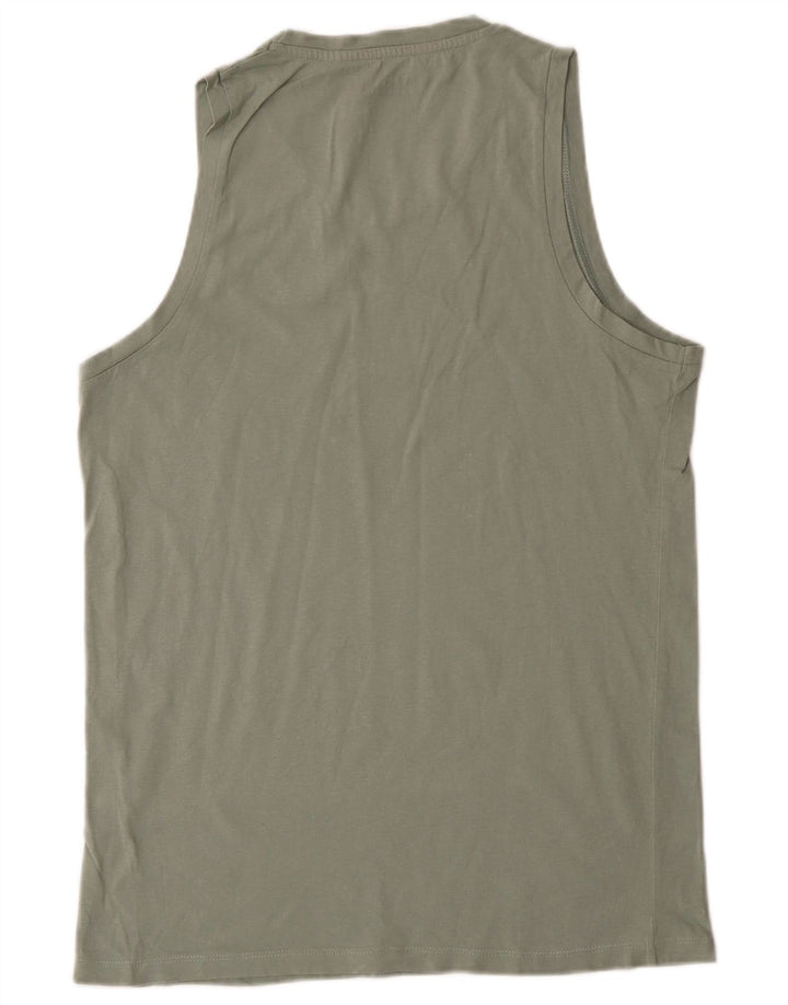 JACK & JONES Mens Regular Fit Graphic Vest Top Small Green