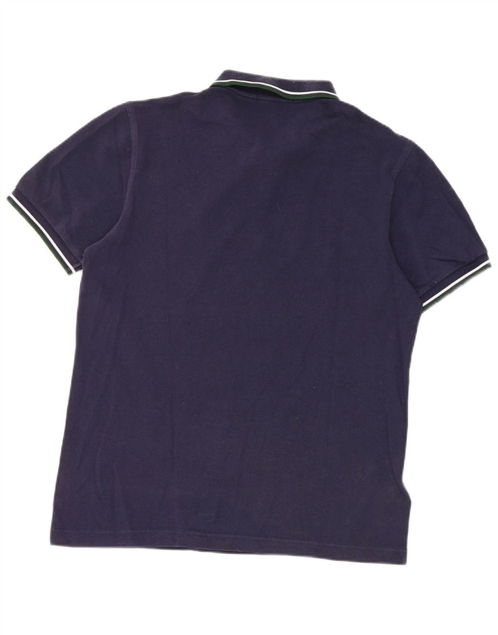 Polo da uomo Fred Perry in cotone blu navy medio
