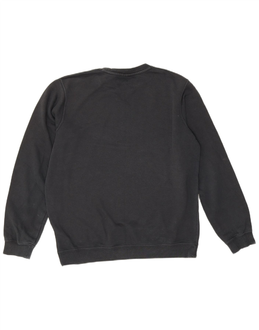 NIKE Mens Sweatshirt Jumper Medium Black Cotton