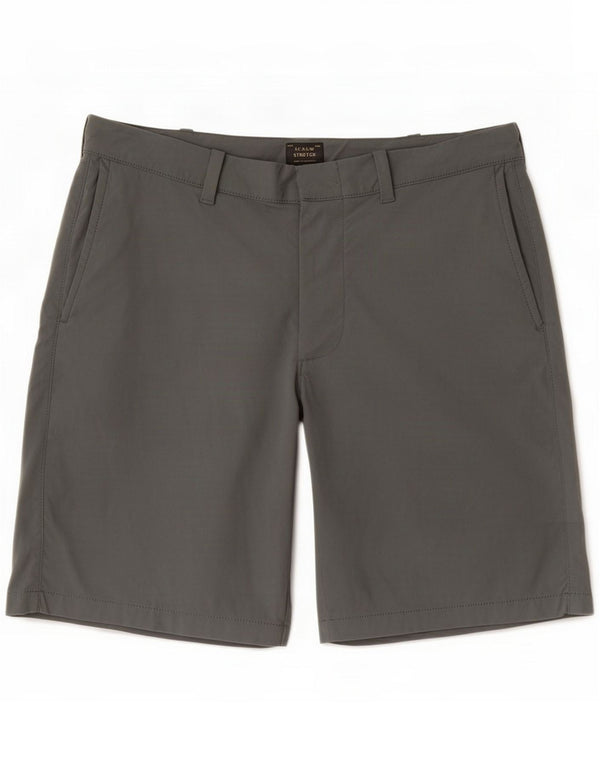 J. Crew Herre Chino Shorts Medium W33 Grå Nylon