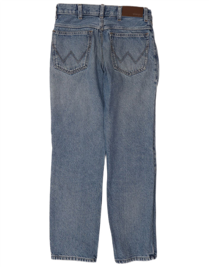 Wrangler Mens Straight Jeans  W30 L30 Blue Cotton