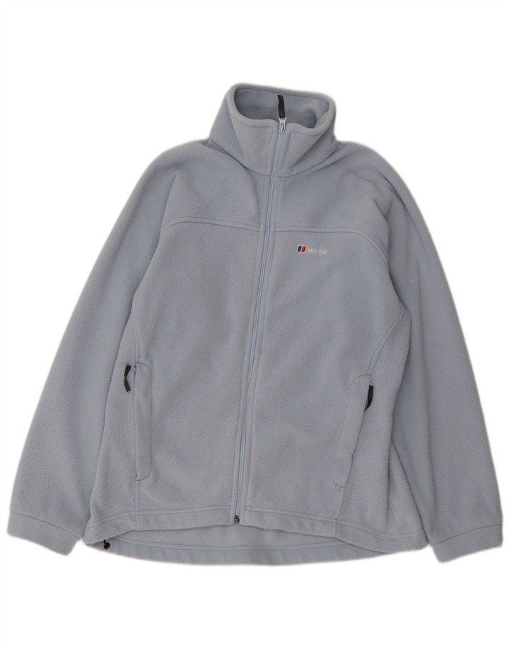 Berghaus Womens Fleece Jumper UK 16 Large Blue Polyester