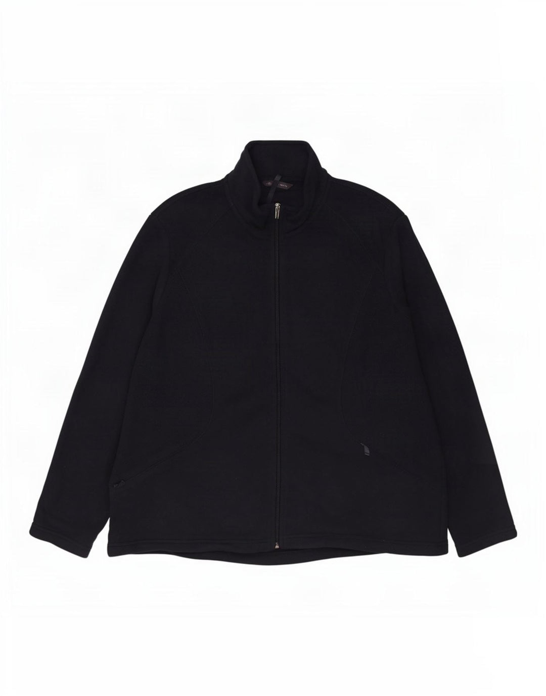 Marks & Spencer Womens Fleece Jacket UK 20 2XL Navy Blue Polyester