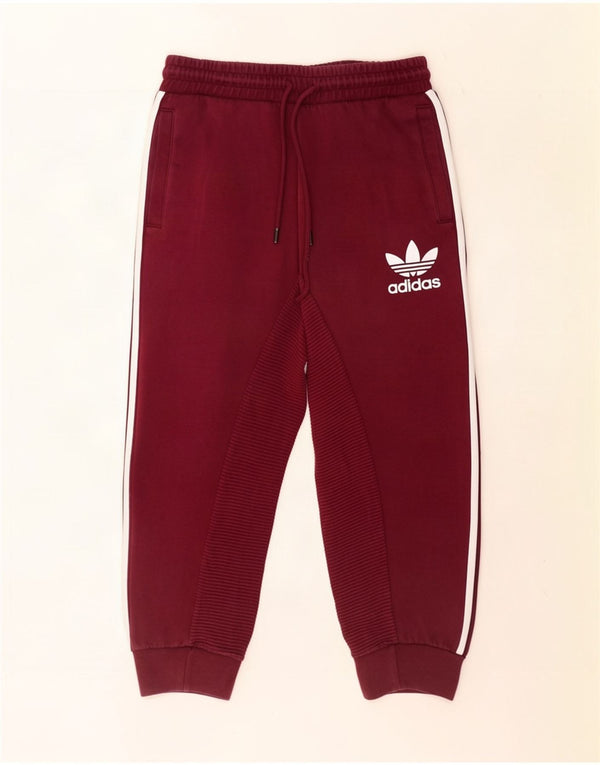 Pantaloni da tuta da uomo Adidas Joggers Medium Maroon Cotton