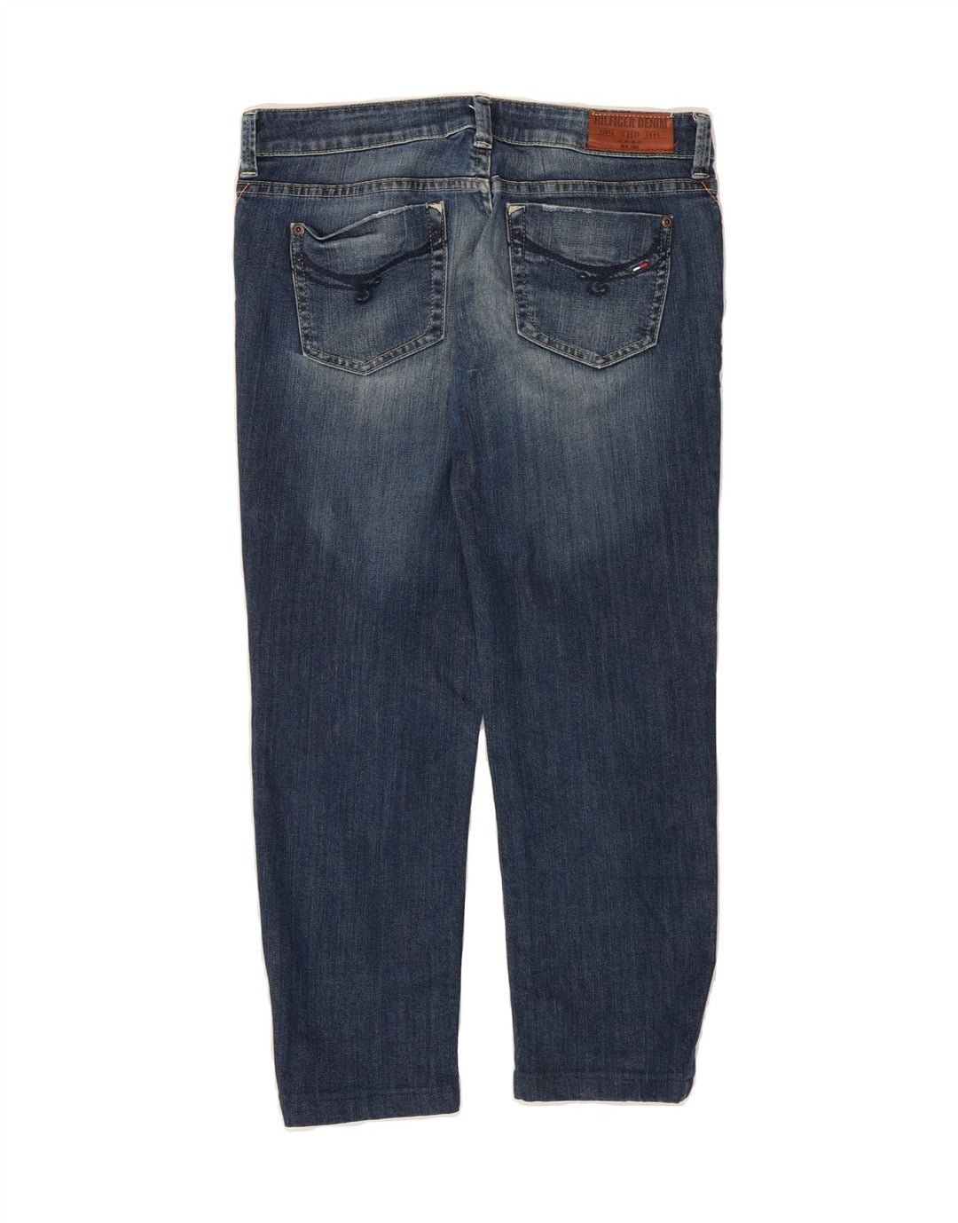 TOMMY HILFIGER Womens Cropped Jeans W32 L25 Blue Vintage Tommy Hilfiger and Second-Hand Tommy Hilfiger from Messina Hembry 