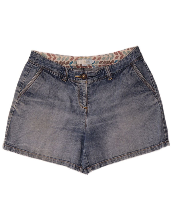 Pantaloncini di jeans da donna Boden UK 14 Large W34 Cotone blu