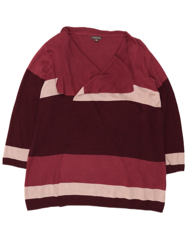 Marks & Spencer Damen Longline-Cardigan-Pullover UK 18 XL Mehrfarbig