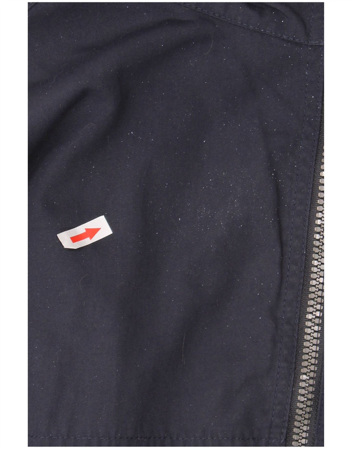 Murphy & Nye Mens Rain Jacket UK 42 XL Navy Blue Nylon