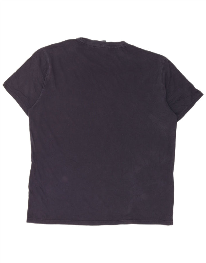 Champion Mens T-Shirt Top XL Navy Blue