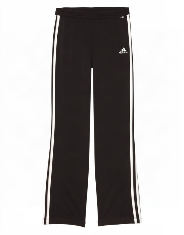 Adidas Damen Trainingshose UK 10 Small Schwarz Polyester