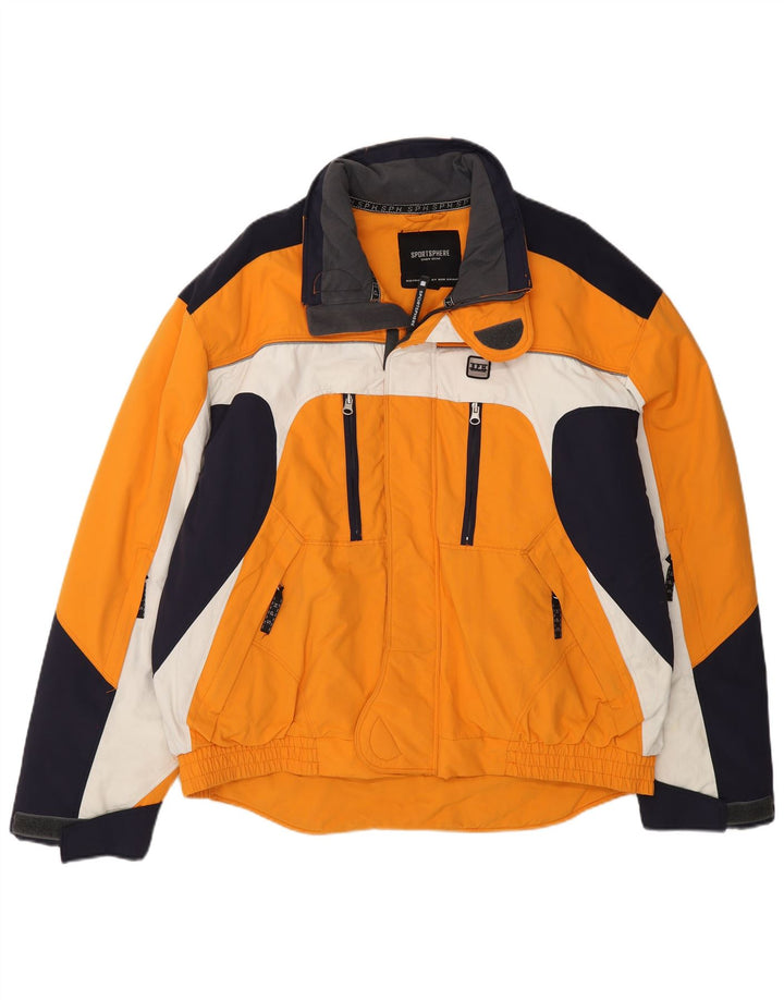 Sportsphere Herre Skijakke IT 54 2XL Orange Colourblock Nylon