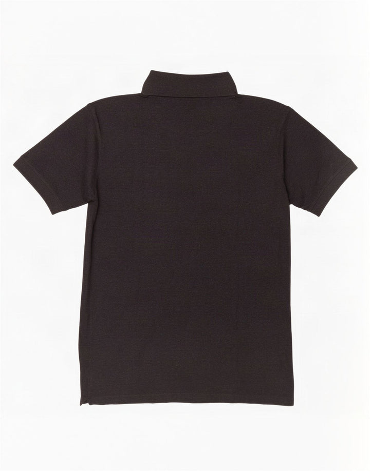 Polo Reebok da uomo grande in cotone nero