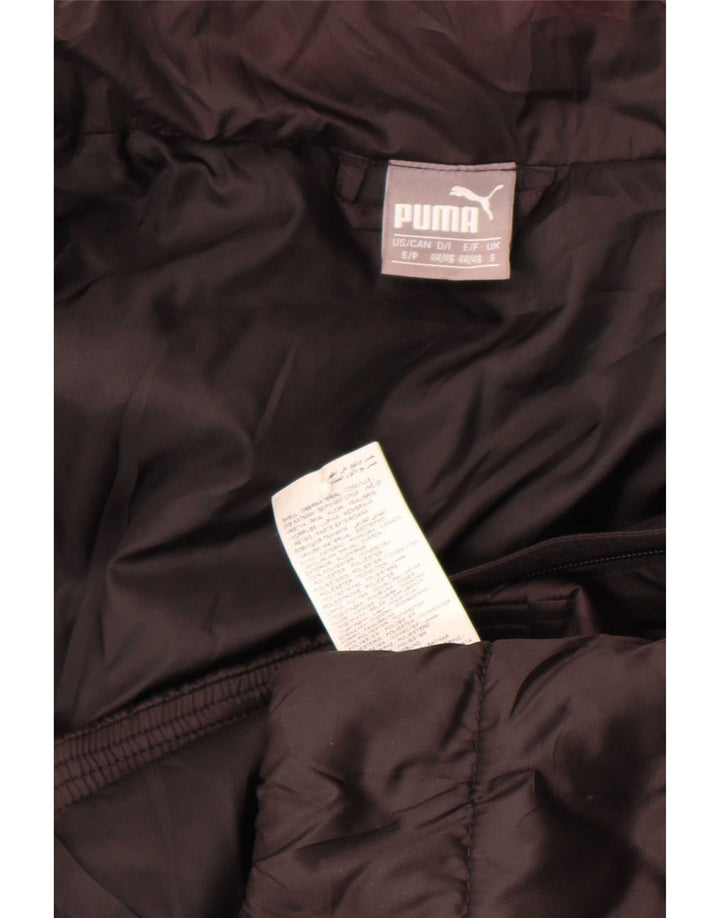 Puma Mens Padded Jacket UK 36 Small Black Polyester